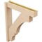 Ekena Millwork 6-in W x 30-in D x 38-in H Balboa Block Rough Cedar Woodgrain TimberThane Outlooker, Primed Tan OUTUR060X30X38BOA44RCPR - alternate 4